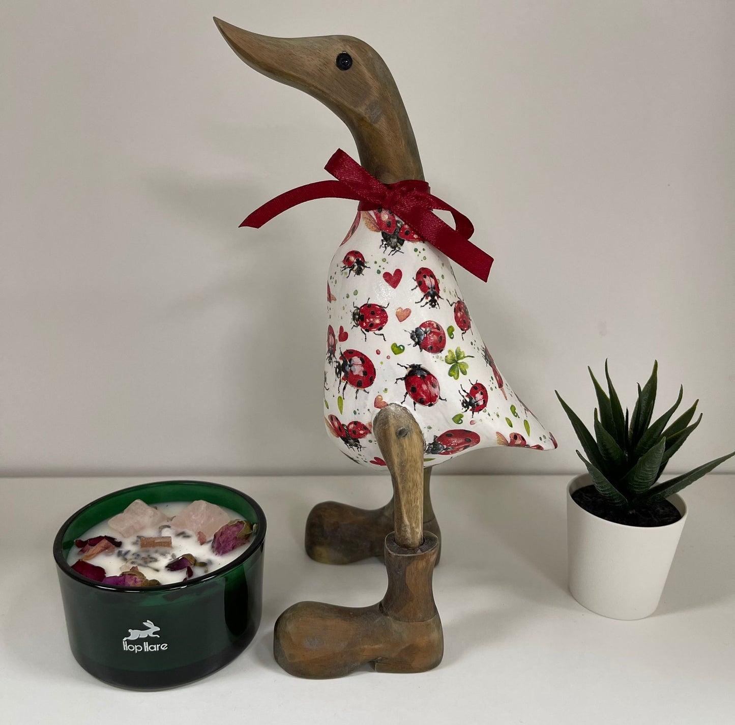 Handcrafted Decoupage Duck - 5 (27cm Approx)