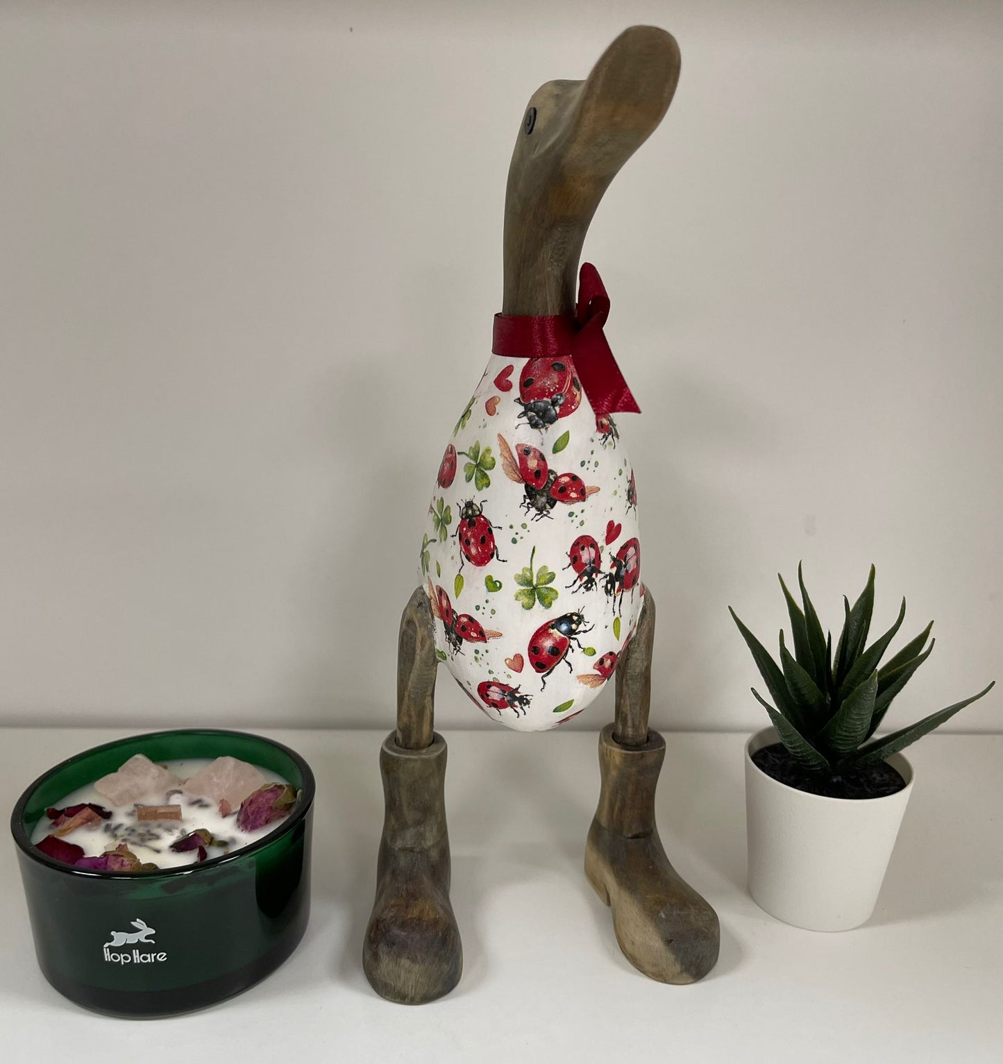 Handcrafted Decoupage Duck - 5 (27cm Approx)