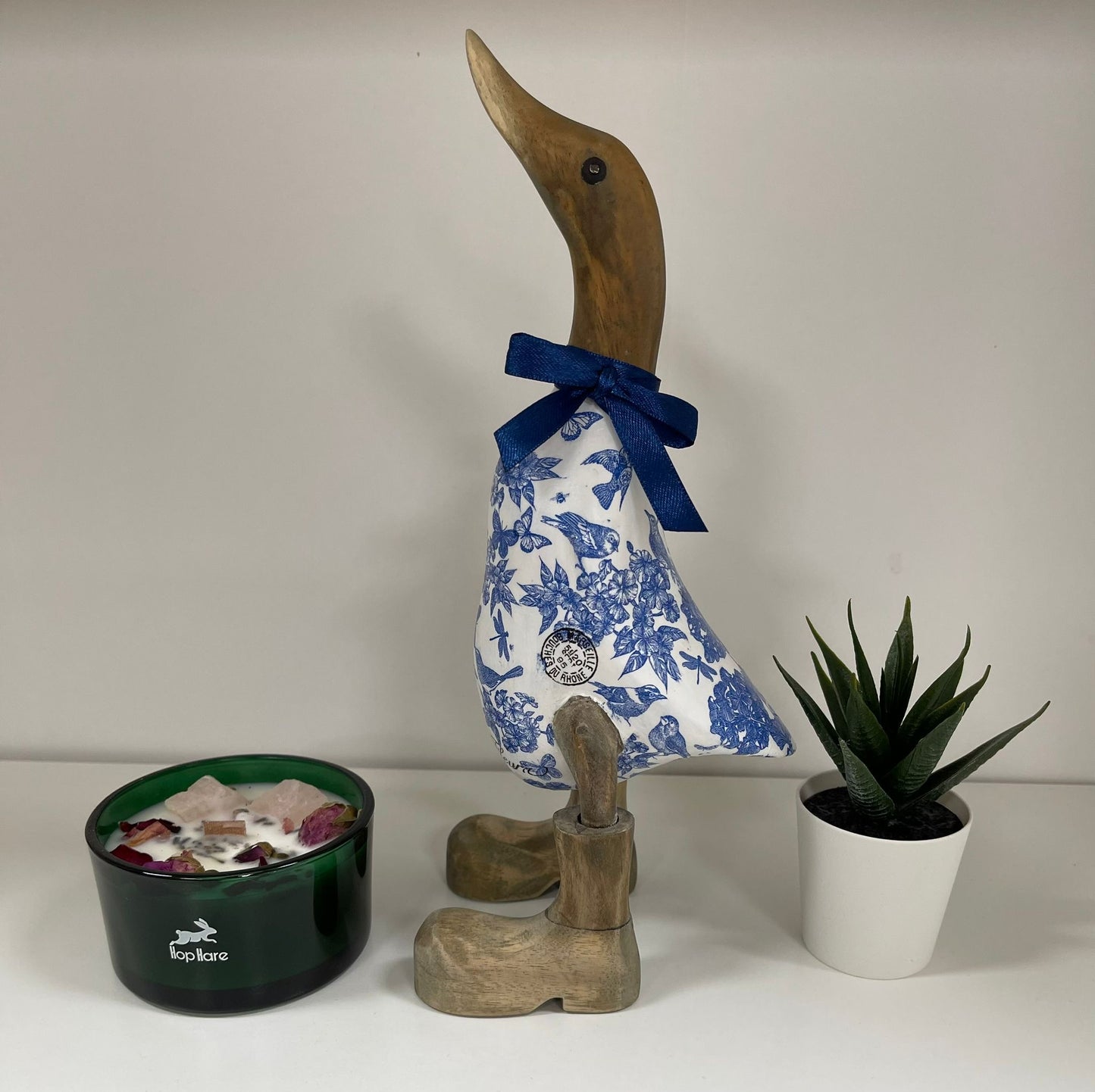 Handcrafted Decoupage Duck - 6 (27cm Approx)