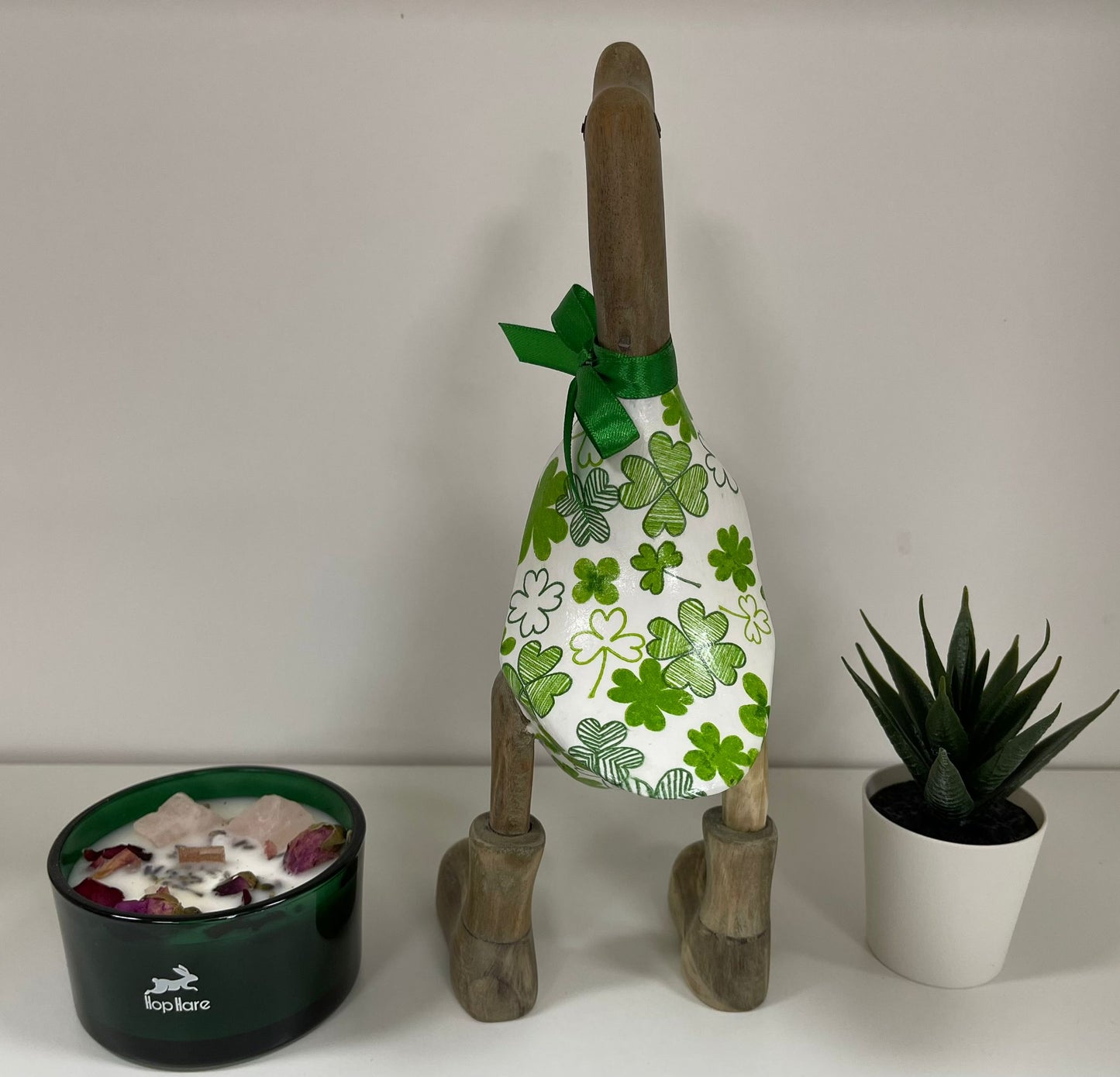 Handcrafted Decoupage Duck - 11 (27cm Approx)