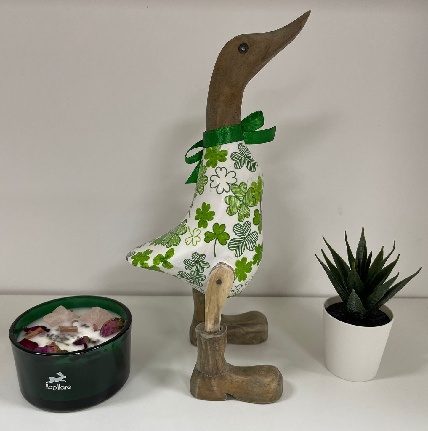 Handcrafted Decoupage Duck - 11 (27cm Approx)