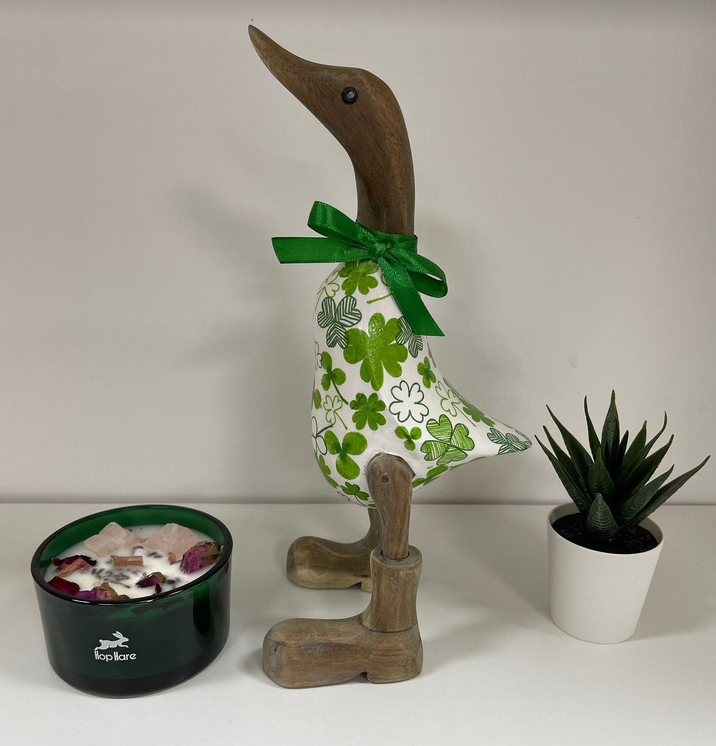 Handcrafted Decoupage Duck - 11 (27cm Approx)
